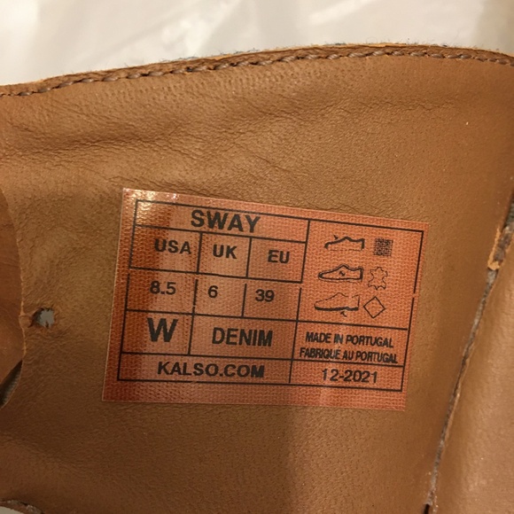 NWT Kalso Earth Blue Slides Sandals - Picture 6 of 7